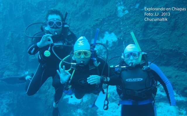  diving in Chiapas 